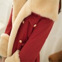 Manteau d'hiver pour femmes en laine J1847 2