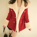 Manteau d'hiver pour femmes en laine J1847 4