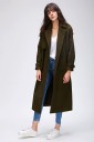 Manteau d'hiver pour femmes - Vert foncé 7
