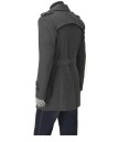 Manteau d'hiver pour homme avec ceinture J1569 1