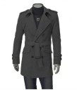 Manteau d'hiver pour homme avec ceinture J1569 2