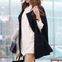 Manteau décontracté pour femmes - Noir 5