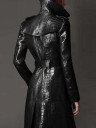Manteau en cuir pour femme P1944 1
