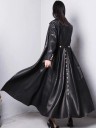 Manteau en cuir pour femmes P2422 1