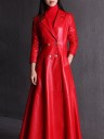 Manteau en cuir pour femmes P2422 4