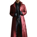 Manteau en cuir pour homme F1318 3