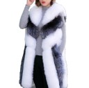 Manteau en fausse fourrure femme P2050 2