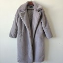 Manteau en fausse fourrure pour femme 9