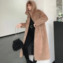 Manteau en fausse fourrure pour femmes P1719 8