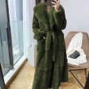 Manteau en fausse fourrure pour femmes P1769 1