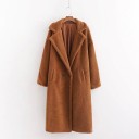 Manteau en peluche pour femme 2
