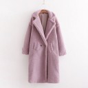 Manteau en peluche pour femme 13