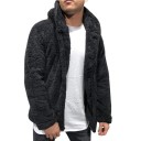 Manteau en peluche pour homme F1185 1