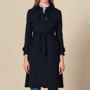 Manteau femme bleu foncé P2007 1