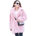 Manteau femme en fausse fourrure P1532 5