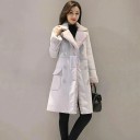 Manteau femme en fausse fourrure P1988 6