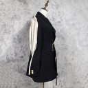 Manteau femme noir A1884 1