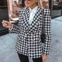 Manteau femme noir et blanc 1