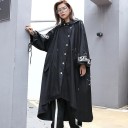 Manteau long noir pour femme 3