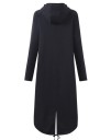 Manteau long pour femme avec fermeture éclair J1205 3