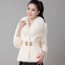 Manteau pour femme en fausse fourrure P2511 4