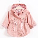 Manteau pour fille printemps/automne à pois J1886 6