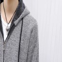 Manteau pour homme à zip F257 2