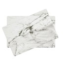 Mantel individual con estampado de mármol, 2 piezas 1