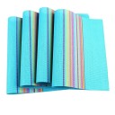 Mantel individual de rayas 4 uds. 9