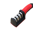 Manual 3-Section Knife Sharpener Non-Slip Base Stainless Steel Sharpening Safe and Quick Sharpening Home Blade Sharpener 5