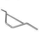 Manubri BMX 740 mm larghezza struttura cromata diametro 22,2 mm altezza 170 mm realizzazione in acciaio per bici BMX freestyle 2