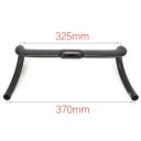 Manubri in carbonio per strada 370 mm di larghezza 325 mm di presa superiore leggera costruzione nera per biciclette da strada e gravel 5