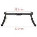 Manubri in carbonio per strada leggeri 330 mm di larghezza 285 mm di presa superiore in carbonio neri per biciclette da strada e gravel 5