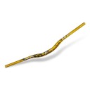 Manubri per bicicletta curvi 720 mm diametro 31.8 mm sollevamento 30 mm lega di alluminio forma ergonomica per mountain bike e bici da strada 4