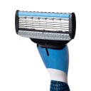 Manuel barbermaskine til mænd med 10 udskiftningshoveder Herrebarbermaskine med blade i rustfrit stål Barbermaskine med smørestrip 2