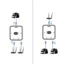 Manuel RJ45 netværksswitch 2 porte 1000Mbps uden strøm mekanisk vælger sort hvid til LAN deling af internet 8