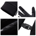 Mănuși de iarnă cu ecran tactil Waterproof Windproof Mănuși calde cu anti-derapant și buzunar cu fermoar Negre pentru bărbați Poliester 3