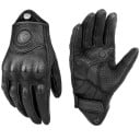 Mănuși de motocicletă din piele de capră perforată, vară, iarnă, protecție pentru încheieturi, sport, drumeții, camping, pescuit, fitness, vânătoare 1