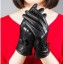 Mănuși de piele pentru femei cu arc 1