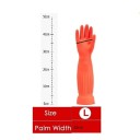 Mănuși din cauciuc mărimea L pentru spălat vase cu manșetă lungă de 45 cm impermeabile reutilizabile mănuși de lucru pentru bucătărie 4