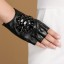 Mănuși din piele pentru femei cu strasuri 1