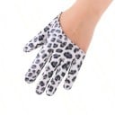 Mănuși din piele pentru femei, până la jumătatea palmei, mărime universală, piele sintetică, poliester, spandex, mănuși scurte elegante 14