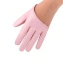 Mănuși din piele pentru femei, până la jumătatea palmei, mărime universală, piele sintetică, poliester, spandex, mănuși scurte elegante 13