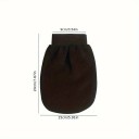 Mănuși exfoliante din vâscoză 20 x 15 x 9 cm Prosop de masaj pentru spate dintr-o singură bucată Mănușă cu nisip față-verso pentru piele moartă 2