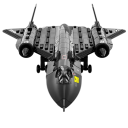 Maquette d'avion Lockheed SR-71 Blackbird 183 pièces 43,8 x 22,7 cm Avion de reconnaissance stratégique Modèle d'avion Maquette historique à assembler 2