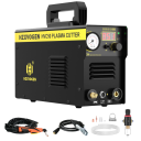 Máquina de corte por plasma HVC50 inversor IGBT max 15 mm 220 V 50-60 Hz 34,5 x 12,5 x 20 cm negra para cortar acero inoxidable, aluminio y chapas 1