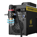 Máquina de corte por plasma HVC50 inversor IGBT max 15 mm 220 V 50-60 Hz 34,5 x 12,5 x 20 cm negra para cortar acero inoxidable, aluminio y chapas 4