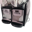 Máquina de hielo picado 2 x 2 l Máquina de hielo picado 220V Dos contenedores 34 x 37 x 44 cm Uso doméstico y comercial Enfriamiento rápido 3