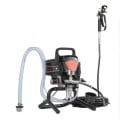 Máquina de pintura sem ar 950 W 340 × 295 × 408 mm preta vermelha para pintura e vernizagem de superfícies 1