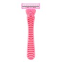 Maquinilla de afeitar para mujer con veinte cabezales de acero inoxidable reemplazables Maquinilla de afeitar desechable para mujer con 20 hojas 2